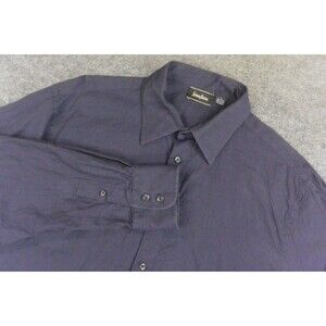 Nieman Marcus Shirt Mens Large Dark Purple